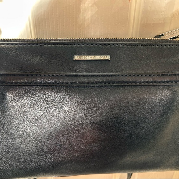 Rebecca Minkoff - Black Leather Chain Strap Bag Mini - Picture 6 of 12